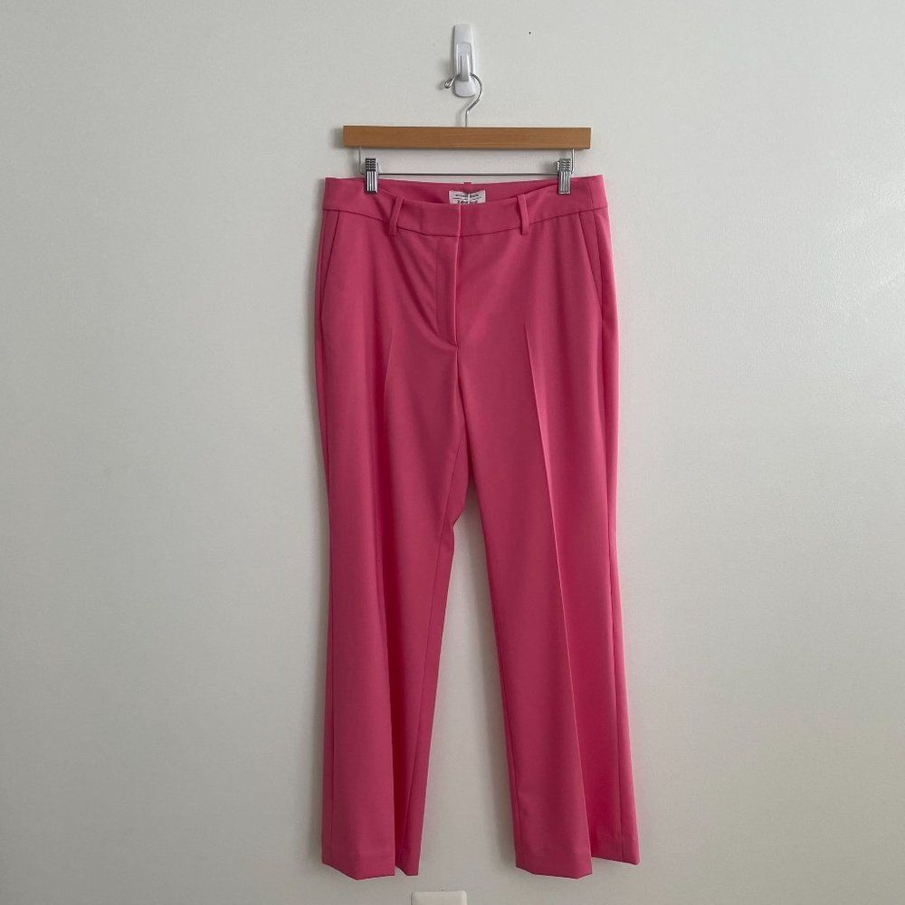 NWT & Other Stories Pink Trouser Pants High Rise Straight Leg Pockets US 8 - Picture 9 of 10